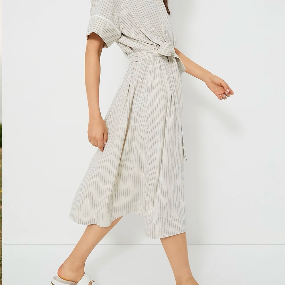 NWT Tuckernuck Natural Stripe Kate Dress